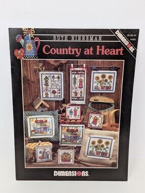 Cross Stitch Pattern Country at Heart Dimensions